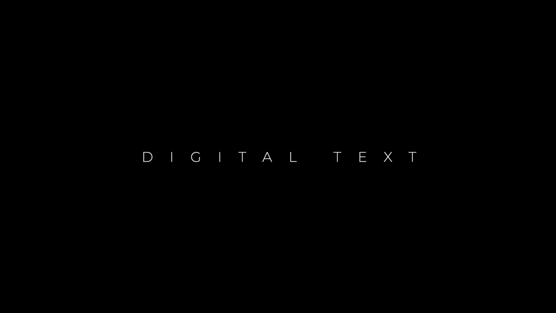 Digital Text Animations Videohive 35748263 Apple Motion Image 3