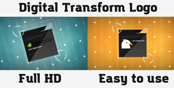 Digital Transform Logo - Videohive Download 15604622