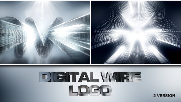 Digital Wire Logo - Download 7839453 Videohive