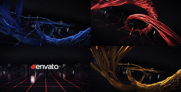 Digital Wire Ribbon Logo Reveals - Download Videohive 21149220