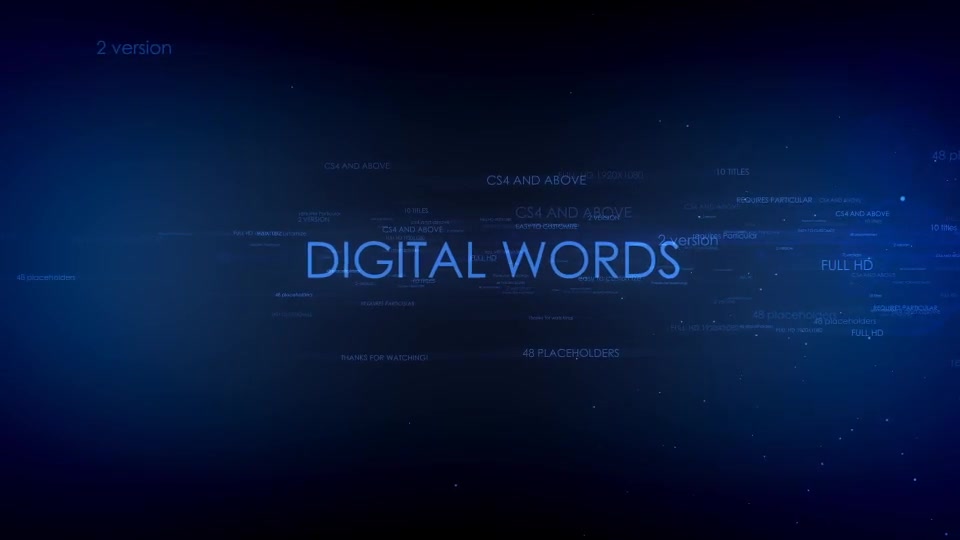 Digital Words - Download Videohive 6761262