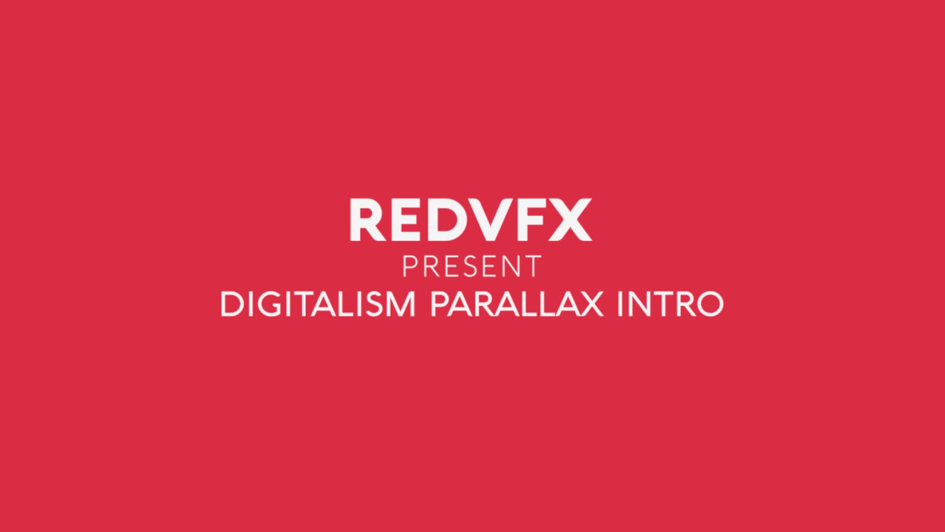 Digitalism Parallax Intro Videohive 20731577 After Effects Image 1