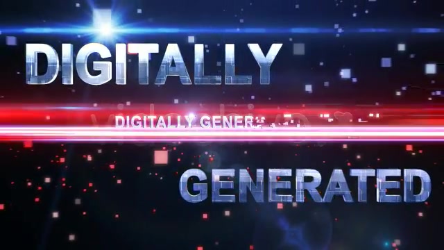 Digitally Generated 3D Logo (2 in 1) - Download Videohive 231581