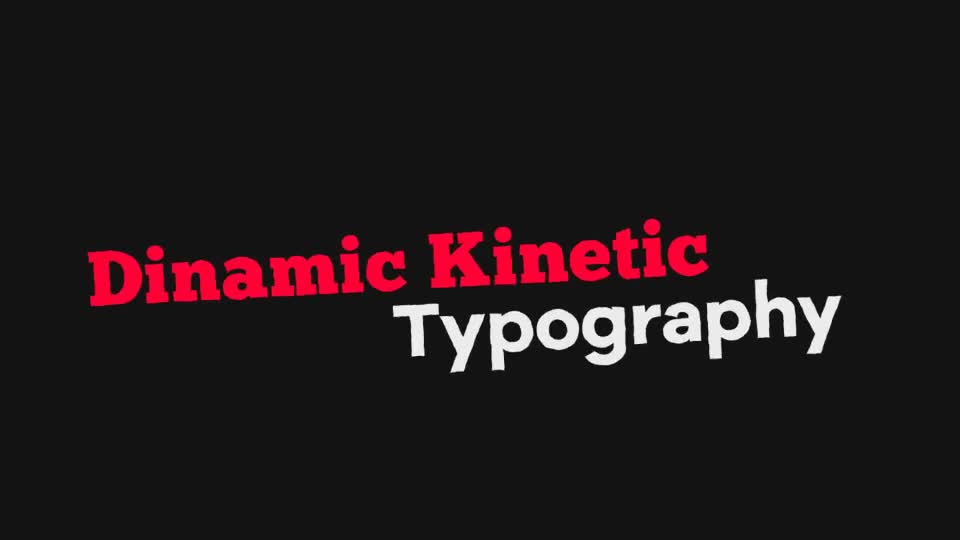Dinamic Kinetic Typography Videohive 11406871 After Effects Image 1