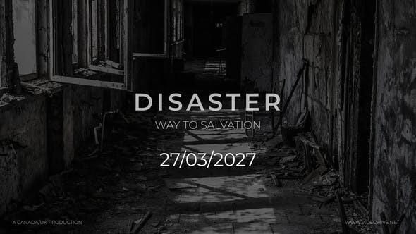 Disaster Movie Titles And Teaser For Premiere Pro - 41880647 Download Videohive