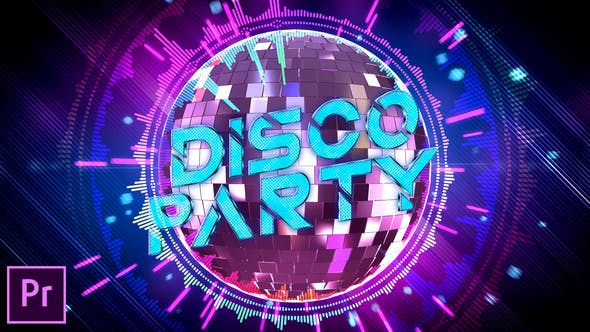 Disco Party Opener Premiere Pro - Videohive Download 24601844
