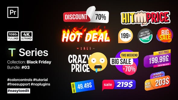 Discount Elements | Pr Template - 34692358 Download Videohive