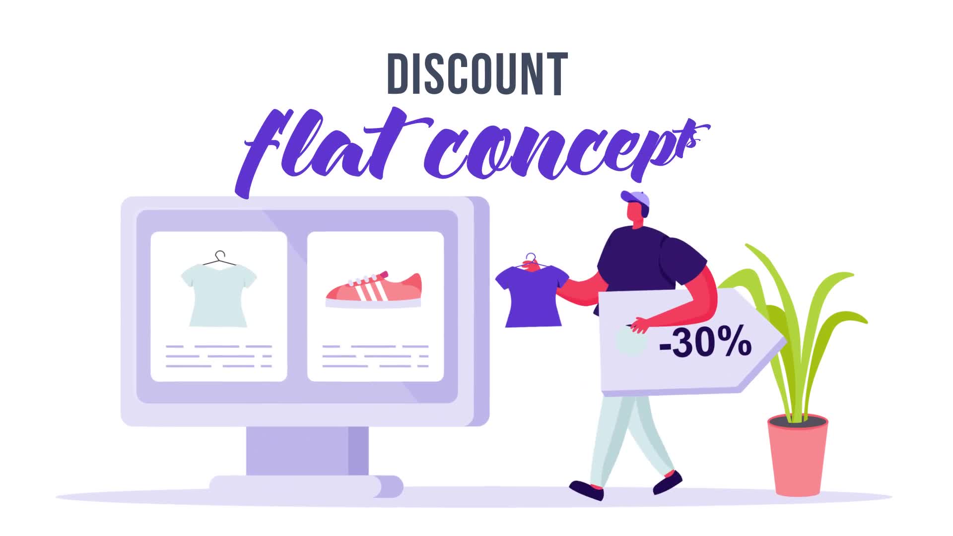 Discount Flat Concept Videohive 33639469 After Effects Image 1