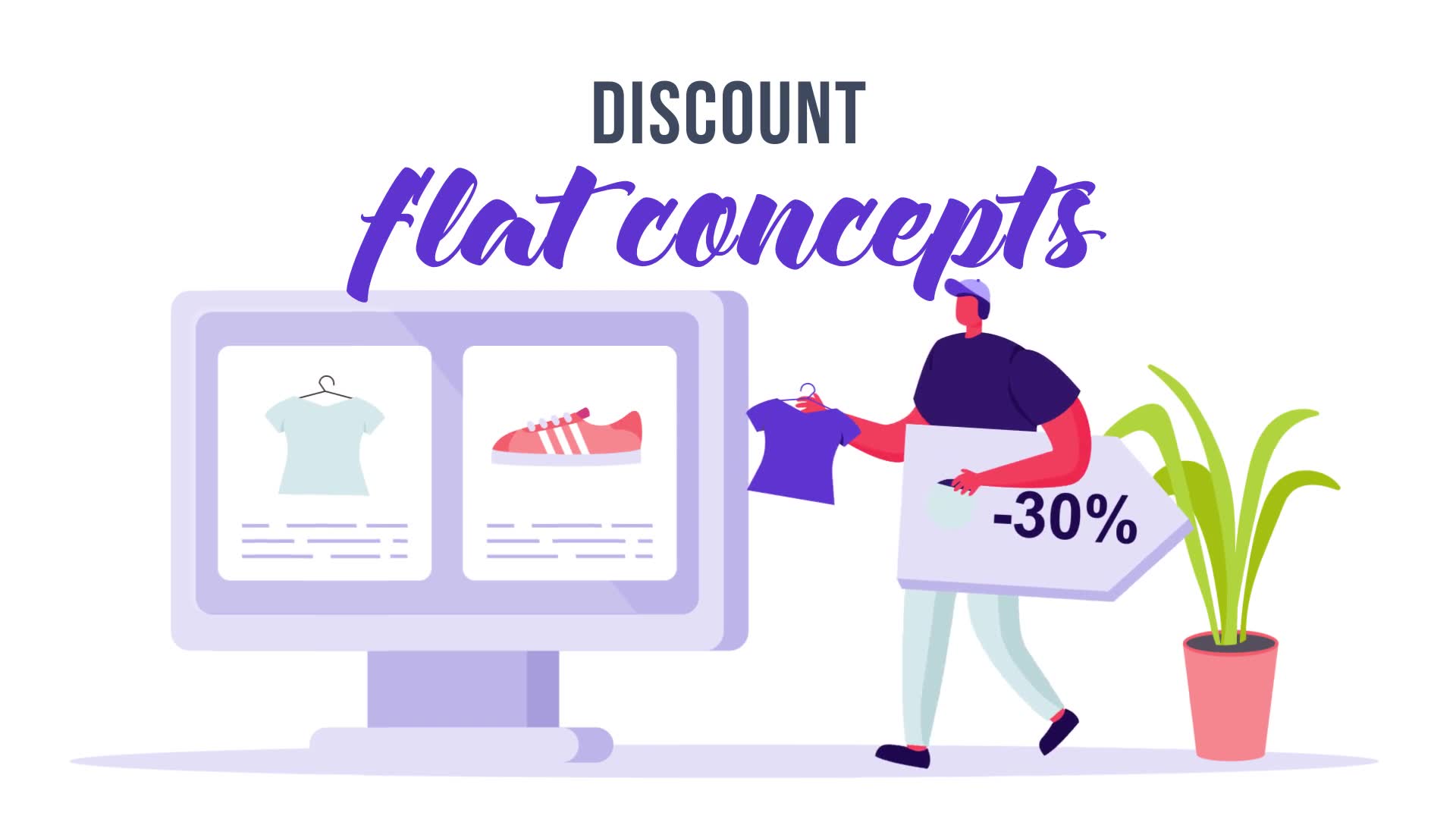 Discount Flat Concept Videohive 33639469 After Effects Image 2