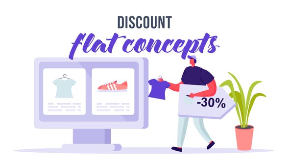 Discount Flat Concept - 33639469 Videohive Download