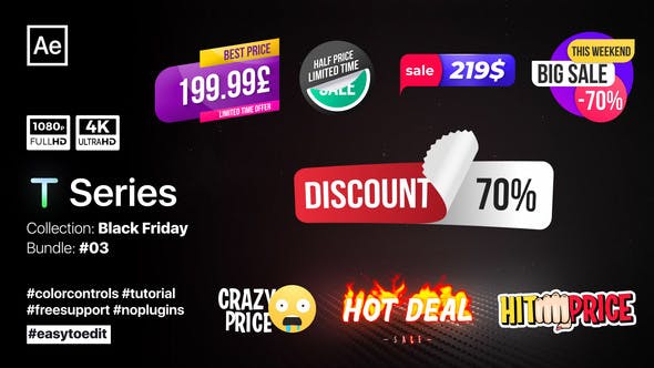 Discount Pricing Elements - Videohive 34620525 Download