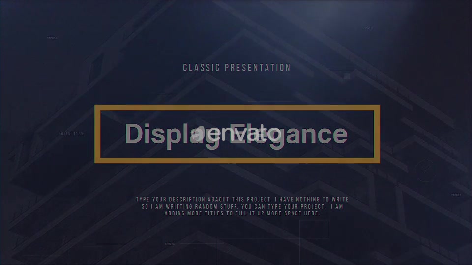 Display Elegance - Download Videohive 21556529