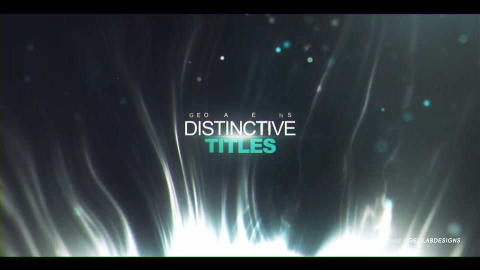 Distinctive Titles l Particles Lights Titles l Lines Waves Titles Videohive 26139940 After Effects Image 2