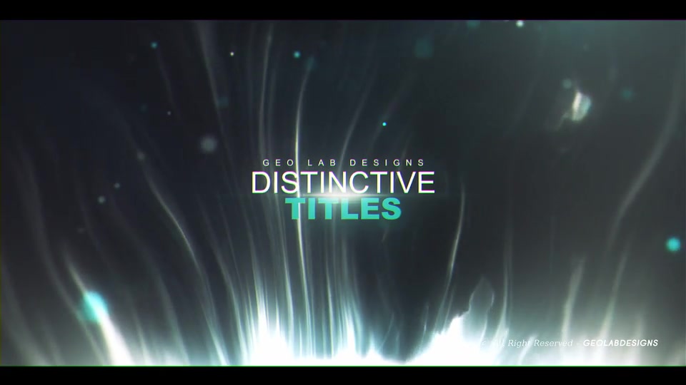 Distinctive Titles l Particles Lights Titles l Lines Waves Titles Videohive 26139940 After Effects Image 3