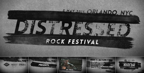 Distressed Rock Festival - Download Videohive 8738557