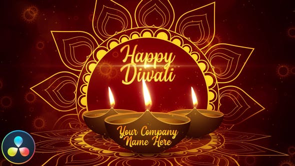 Diwali Festival Opener DaVinci Resolve - 34457631 Videohive Download