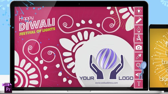 Diwali Festive Digital Card - Videohive Download 34145233