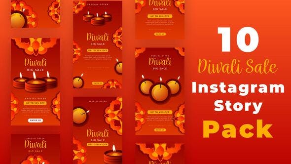 Diwali Sale Instagram Story Pack - 34145883 Download Videohive
