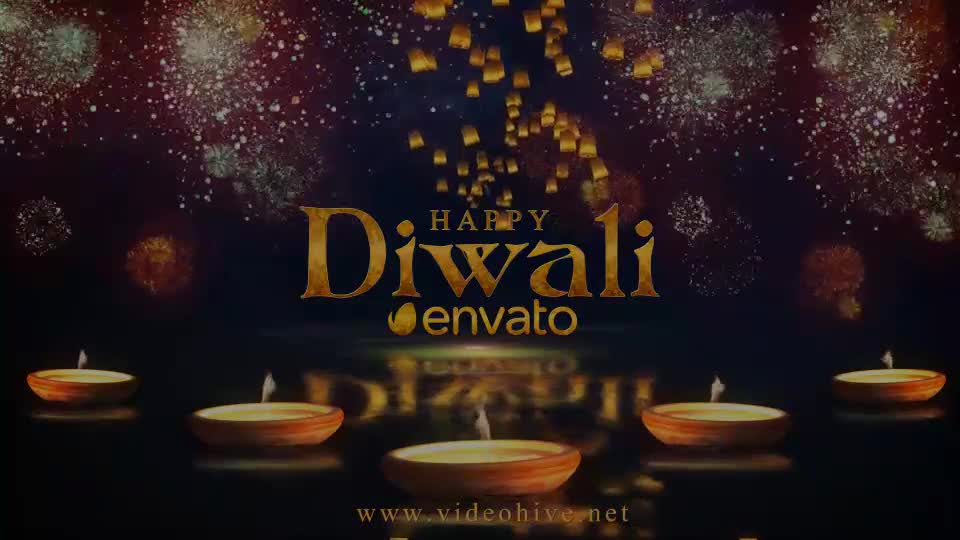 Diwali Sky Lantern Logo Videohive 22793284 After Effects Image 10