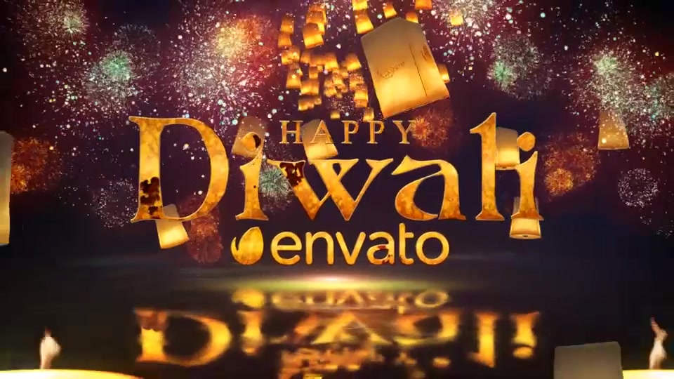 Diwali Sky Lantern Logo Videohive 22793284 After Effects Image 3