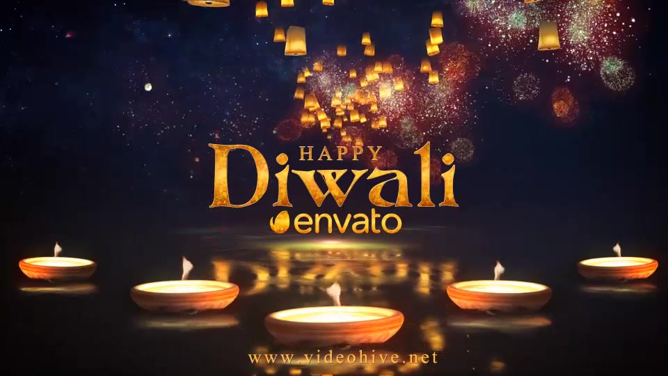 Diwali Sky Lantern Logo Videohive 22793284 After Effects Image 7