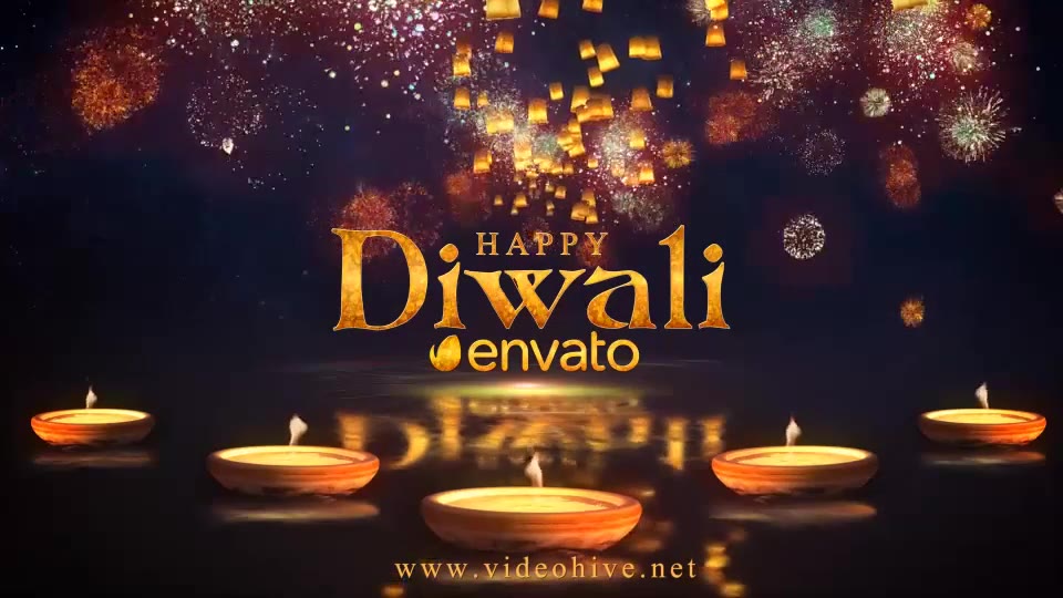 Diwali Sky Lantern Logo Videohive 22793284 After Effects Image 8