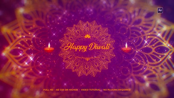 Diwali Wishes Logo - 24810908 Videohive Download