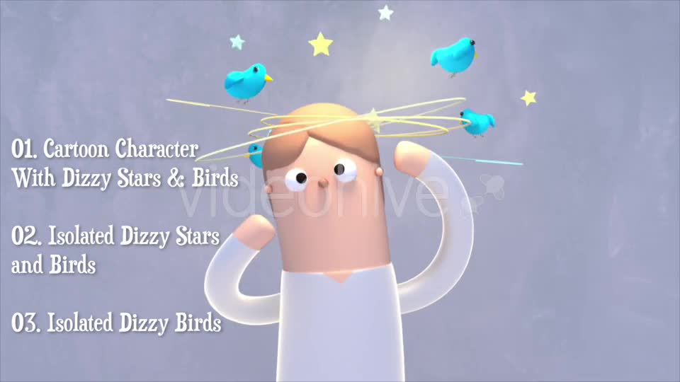 Dizzy Stars and Birds Pack - Download Videohive 21091250