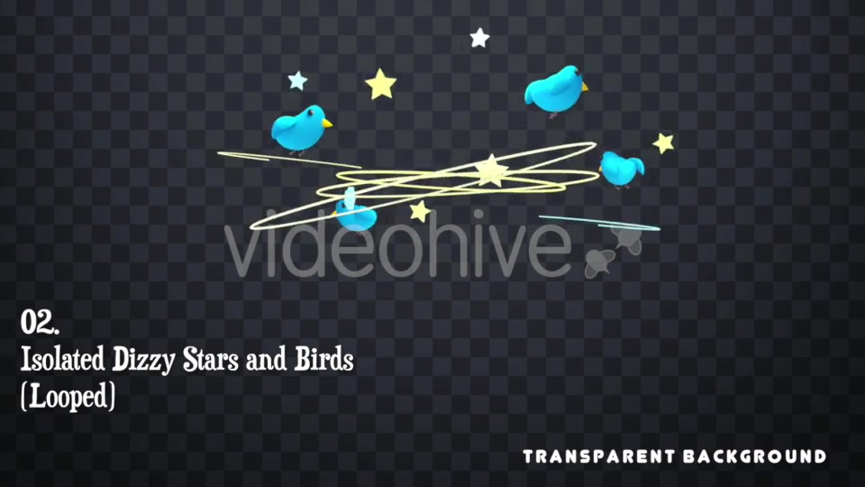 Dizzy Stars and Birds Pack - Download Videohive 21091250