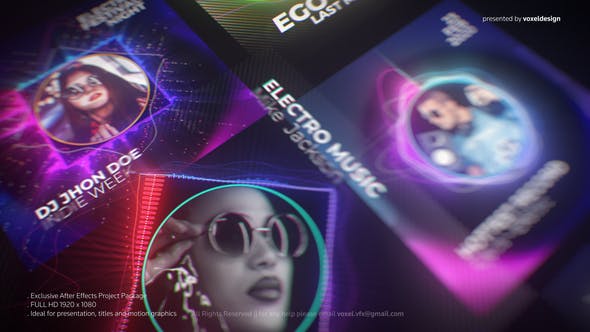 DJ Artist Music Visualizer - 25811995 Videohive Download