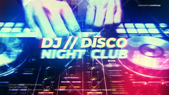DJ Disco Night Club Intro - Download Videohive 25795026