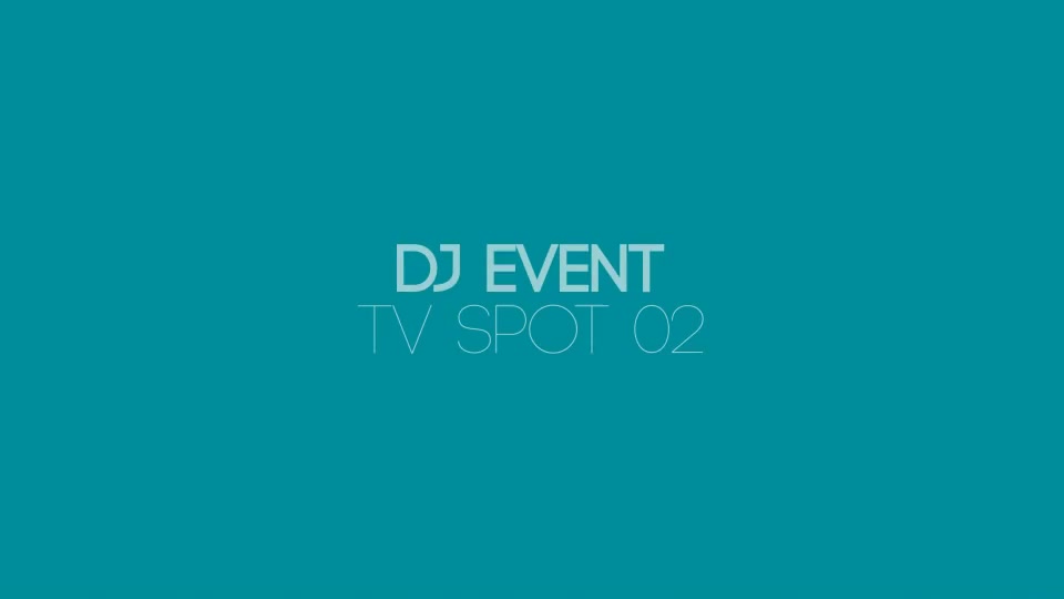 DJ Event TV Spot 02 Videohive 10914143 After Effects Image 2
