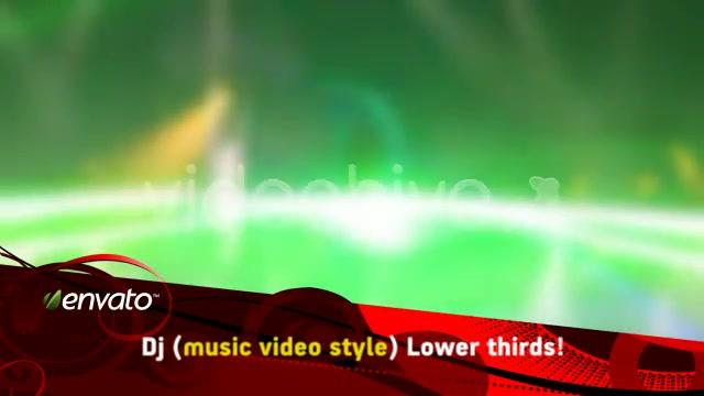 DJ (music video) Lower Third pack Videohive 149949 Motion Graphics Image 3