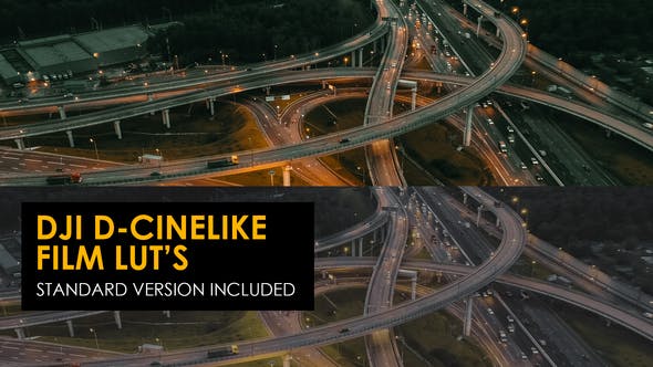 DJI D Cinelike Film and Standard LUTs for Final Cut - 39917125 Videohive Download