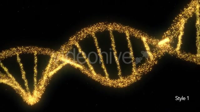 DNA Double Helix Strand of Particles - Download Videohive 9019758