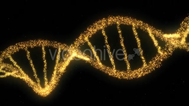 DNA Double Helix Strand of Particles - Download Videohive 9019758