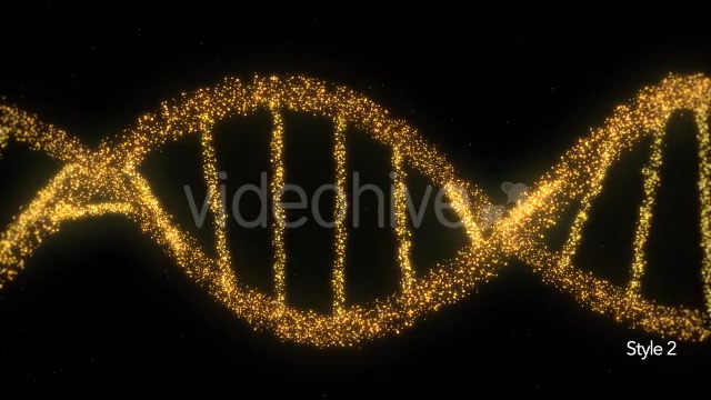 DNA Double Helix Strand of Particles - Download Videohive 9019758