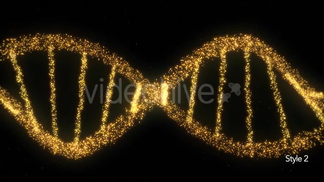 DNA Double Helix Strand of Particles - Download Videohive 9019758