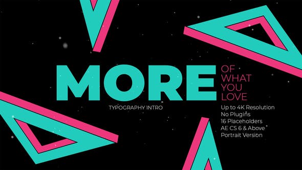 Do More Kinetic Typography Intro - 23863440 Download Videohive