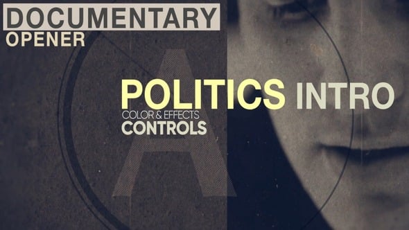 Documentary Opener Politics Intro - Videohive 24264683 Download