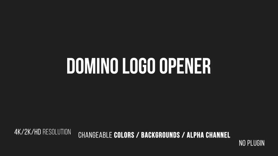 Domino Logo Opener - Download Videohive 15618105
