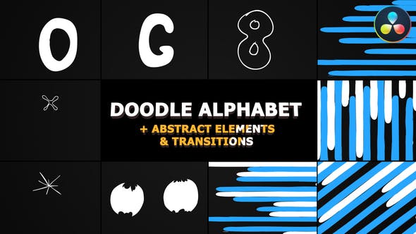 Doodle Alphabet | DaVinci Resolve - Videohive 31823922 Download