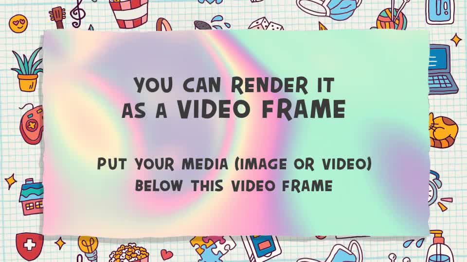 Doodle Background and Frame Stay At Home Videohive 27871985 After Effects Image 13