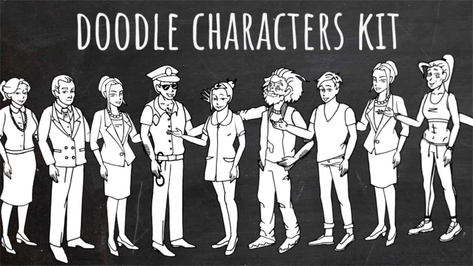 Doodle Characters Kit Videohive 21392949 After Effects Image 3