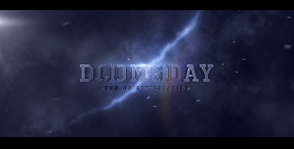 Doomsday Title design - Download Videohive 20728676