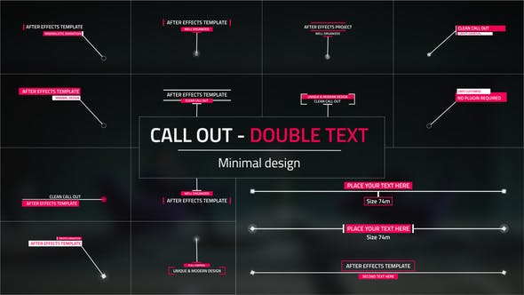 Double Text Call Outs - Videohive Download 39850167