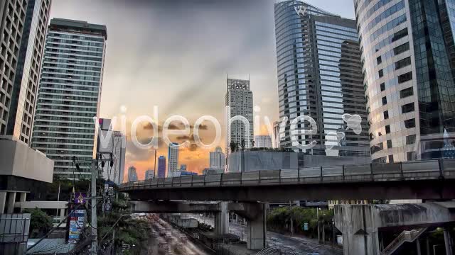 Downtown City Night  Videohive 5816873 Stock Footage Image 1