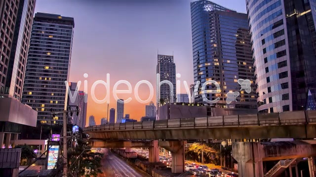 Downtown City Night  Videohive 5816873 Stock Footage Image 3