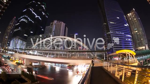 Downtown City Night  Videohive 5816873 Stock Footage Image 9
