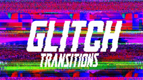 Drag N Drop Glitch Transitions - Videohive Download 30054524